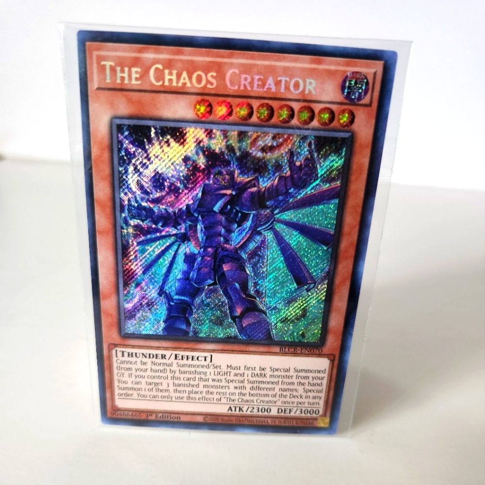 The Chaos Creator Yu-Gi-Oh TCG BLCR-EN092 Secret Rare NM